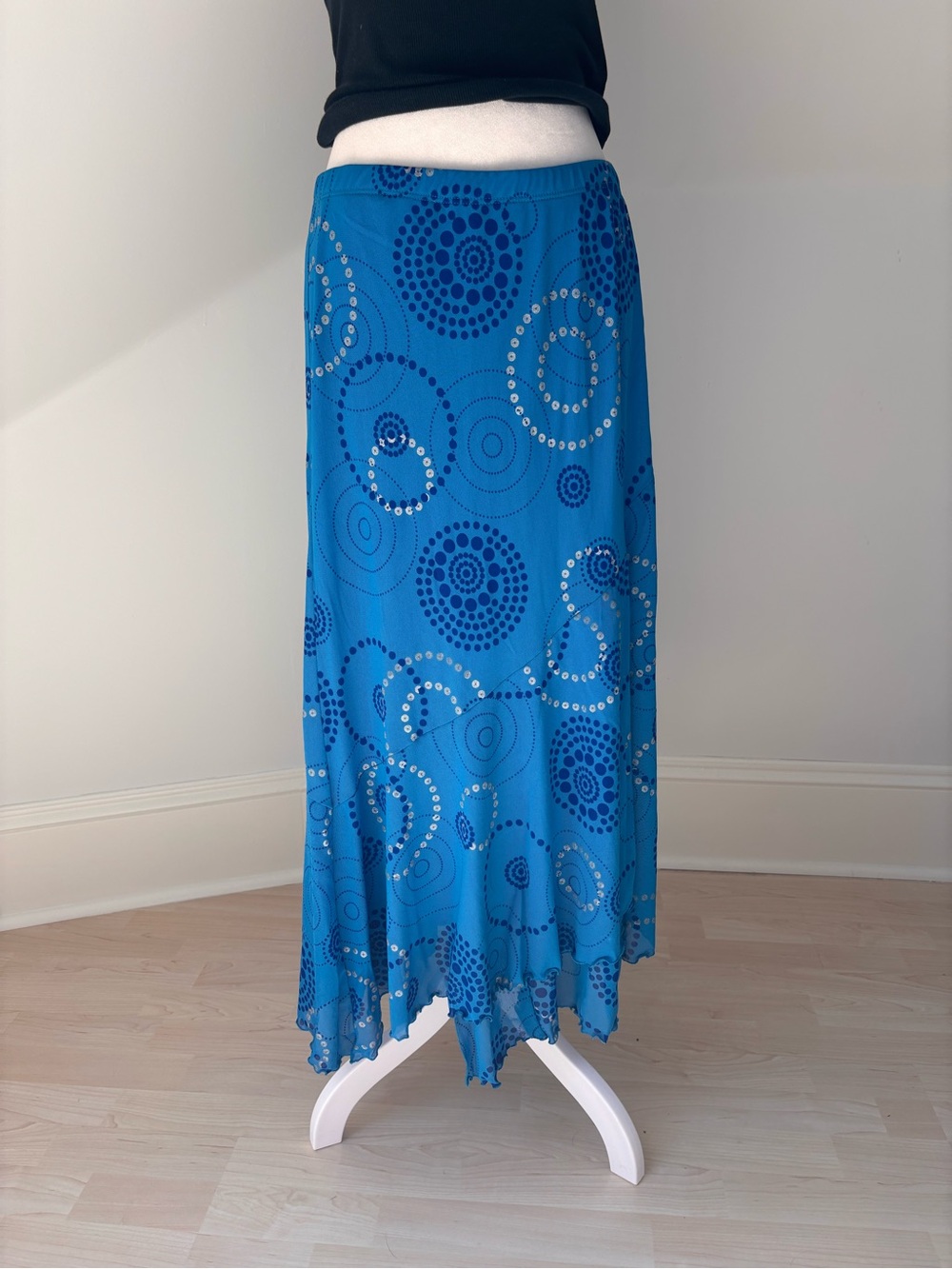 Vintage Picadilly Mesh Maxi Skirt 💙